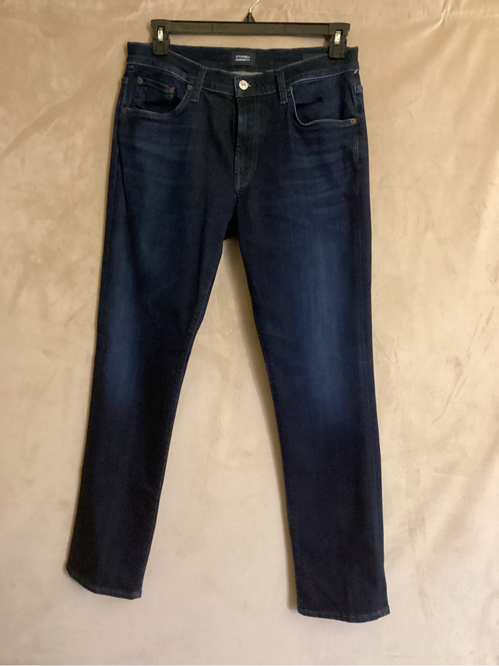 Citizens Of Humanity Dark Indigo Slim Straight Jeans